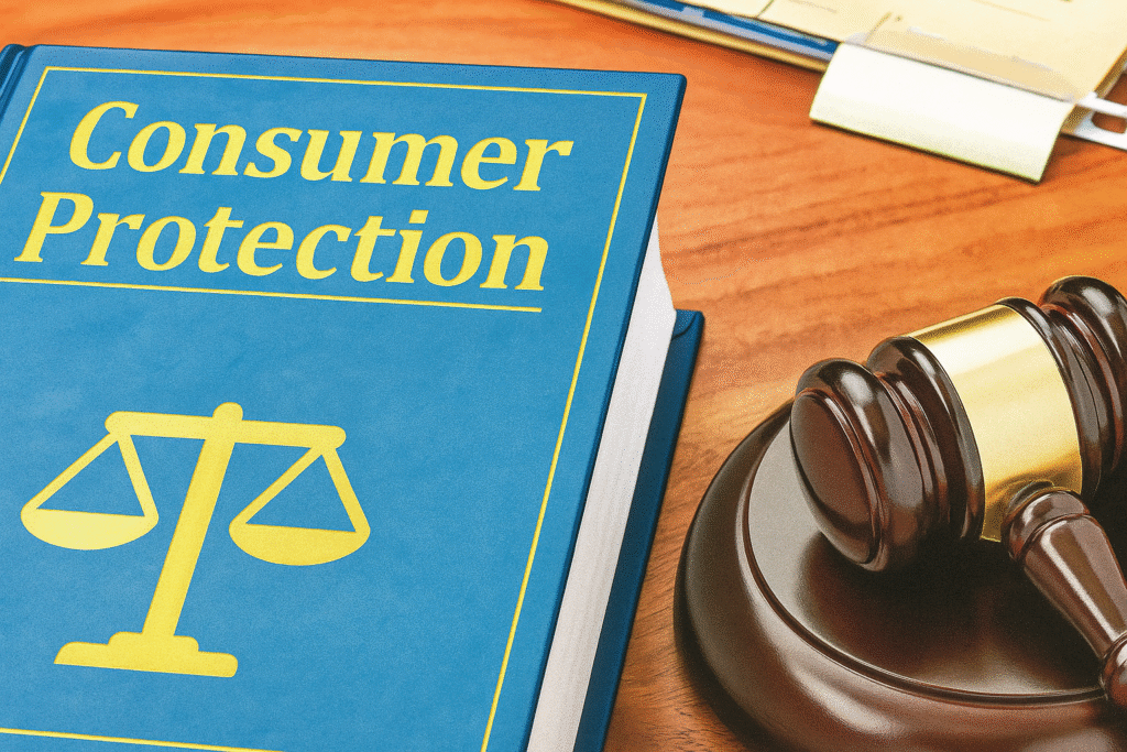 Legal experts discussing consumer rights and protection policies in UAE, ensuring fair trade and trusted advisory by Legis Vista.